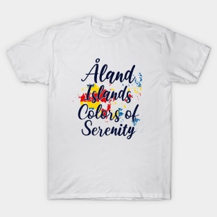 Åland Islands Colors Of Serenity T-Shirt
